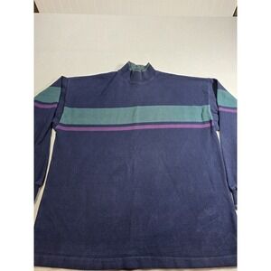 Vintage L.L Bean Freeport Maine Sweatshirt Colorblock Sz Xl